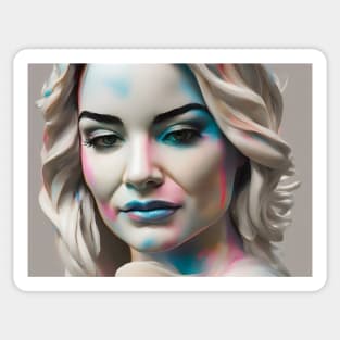 Demi Lovato`s  face Sticker